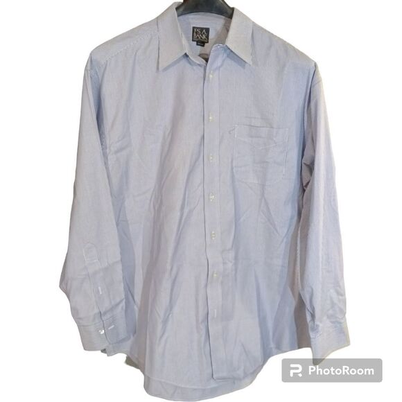 Jos. A. Bank 100% Cotton Travelers Long Sleeve Button Up Shirt Bundle 17… - Picture 3 of 6
